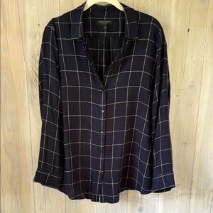 Banana Republic Dillon Classic Fit Button Down Shirt Size petite Large